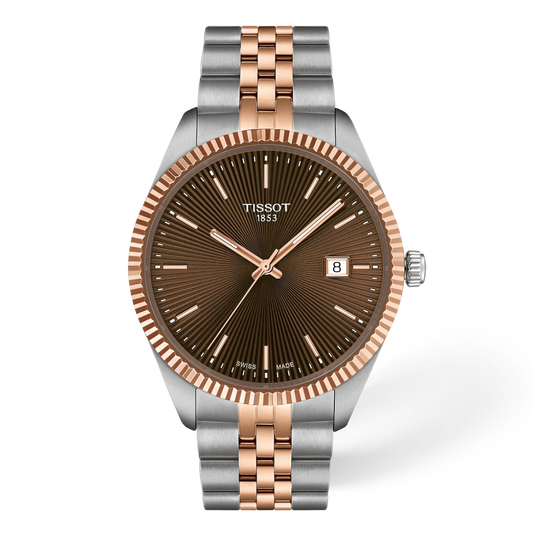 Tissot Ballade Dual Tone Blue Dial Men's Watch- T156.410.22.041.00