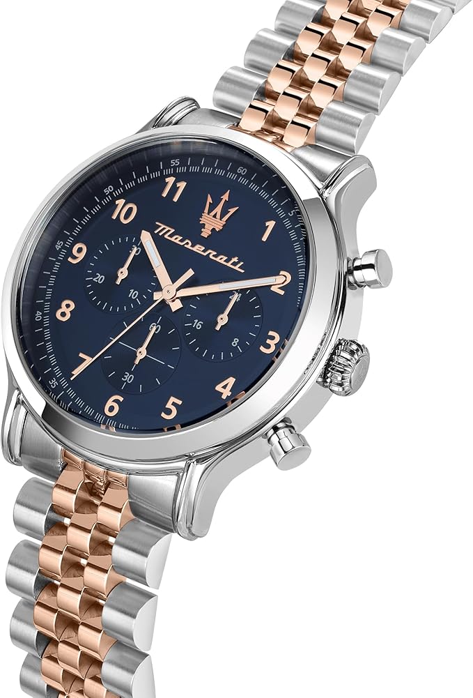 Maserati Men's Epoca Blue sunray Dial Chronograph Men's Watch - R8873618021
