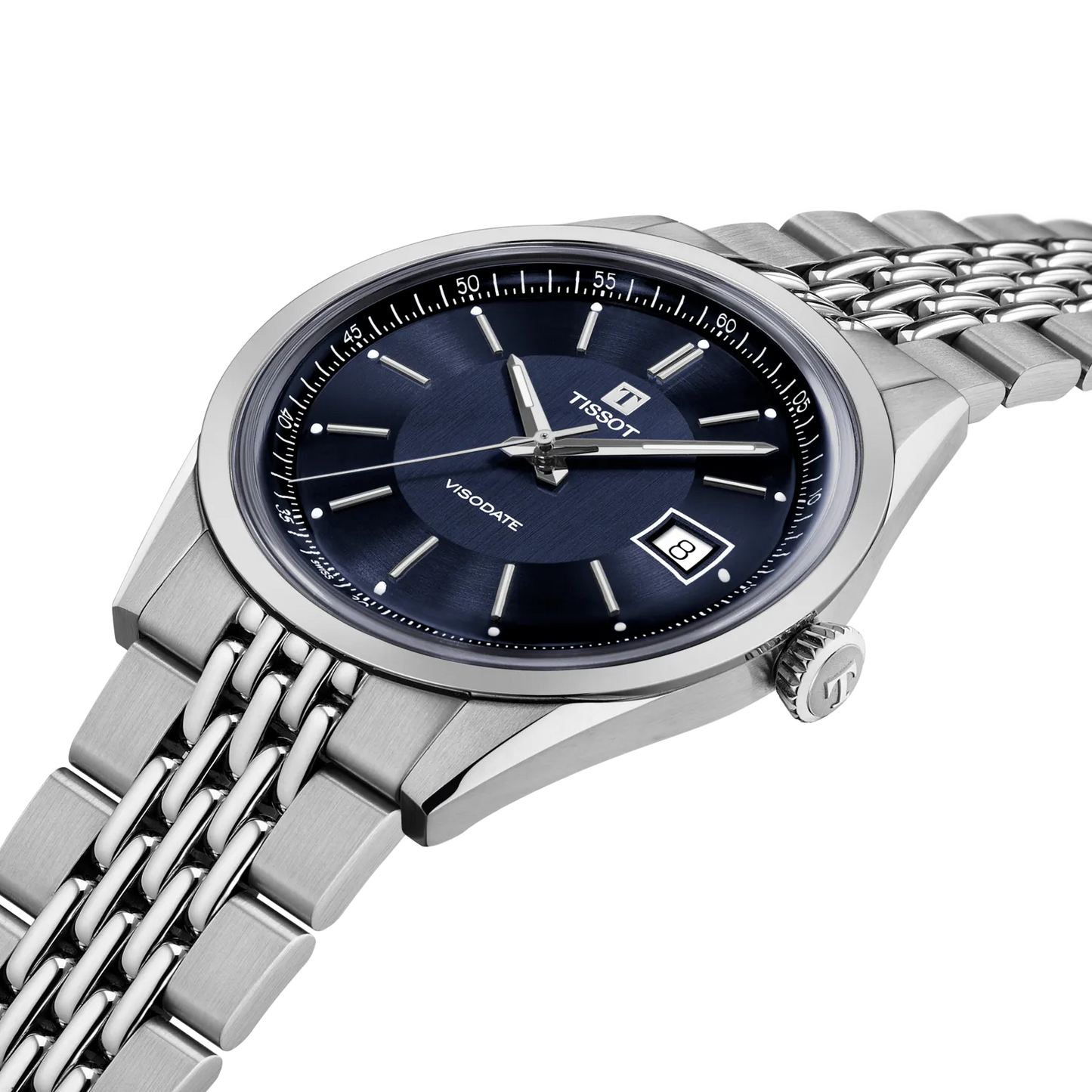 Tissot Visodate Powermatic 80 Blue Dial Men's Watch - T157.407.11.041.00