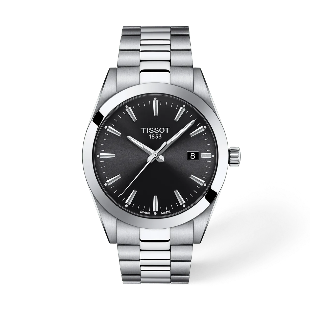 Tissot Gentleman Black Dial Men's Watch - T127.410.11.051.00