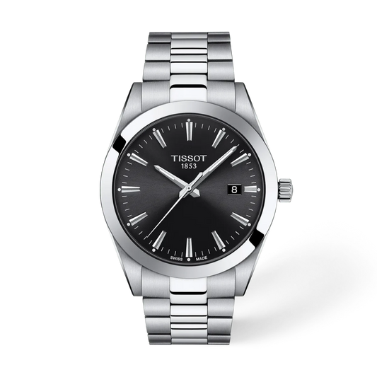 Tissot Gentleman Black Dial Men's Watch - T127.410.11.051.00