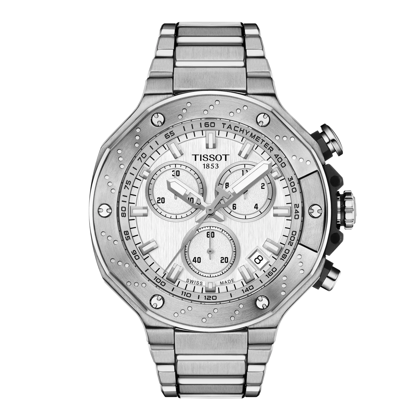 Tissot T-Race White Dial 45mm Men's Watch - T141.417.11.031.00