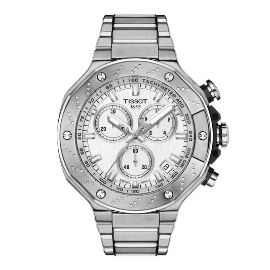 Tissot T-Race White Dial 45mm Men's Watch - T141.417.11.031.00