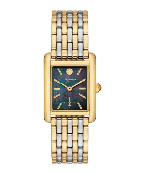 Tory Burch Eleanor black mother-of-pearl dial Two-Tone bracelet Ladies Watch - TBW1084