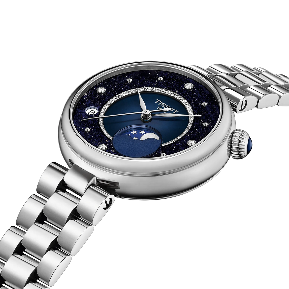 Tissot Desir Blue Dial 29.6mm Ladies Watch - T152.223.11.496.00