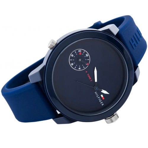 Tommy Hilfiger Dual Time Men's Blue Watch- 1791325