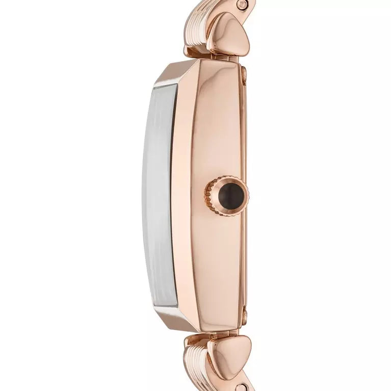 Emporio Armani Tow Hand Rose Gold Ladies Watch- AR11407