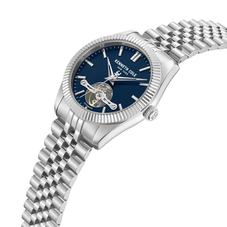 Kenneth Cole Bryant Park Automatic Blue Dail Men's Watch - KCWGY0064801