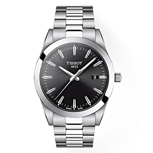 Tissot Gentleman Black Dial Men's Classic Watch- T127.410.11.051.00
