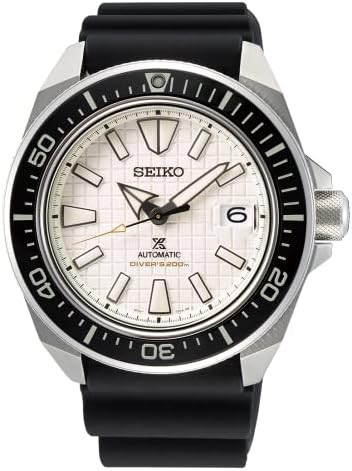 Seiko Prospex King Samurai White Dial Men's Diver Automatic Watch- SRPE37J1