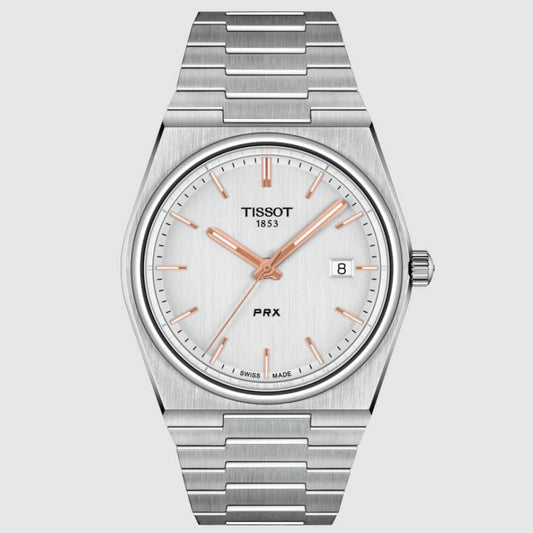 Tissot PRX White Dial Men's Quartz Watch- T137.410.11.031.00