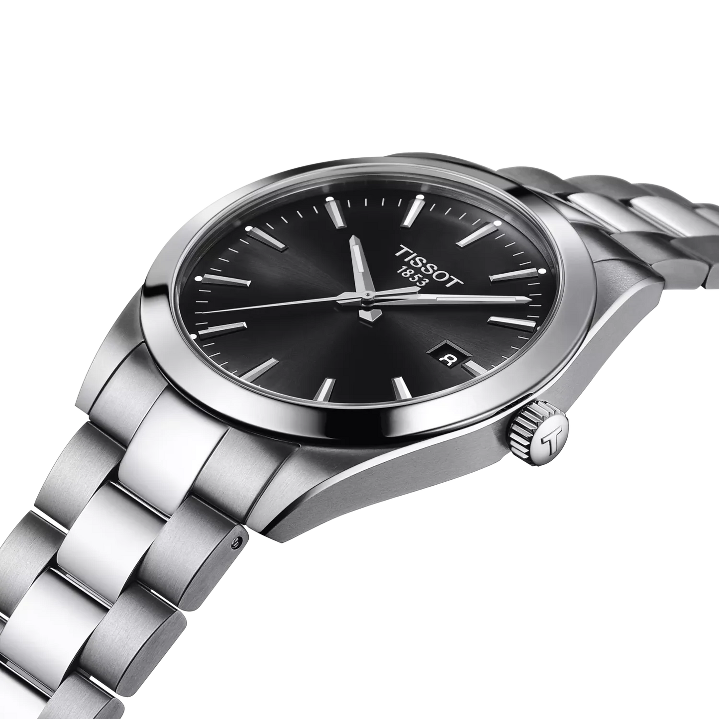 Tissot Gentleman Black Dial Men's Watch - T127.410.11.051.00