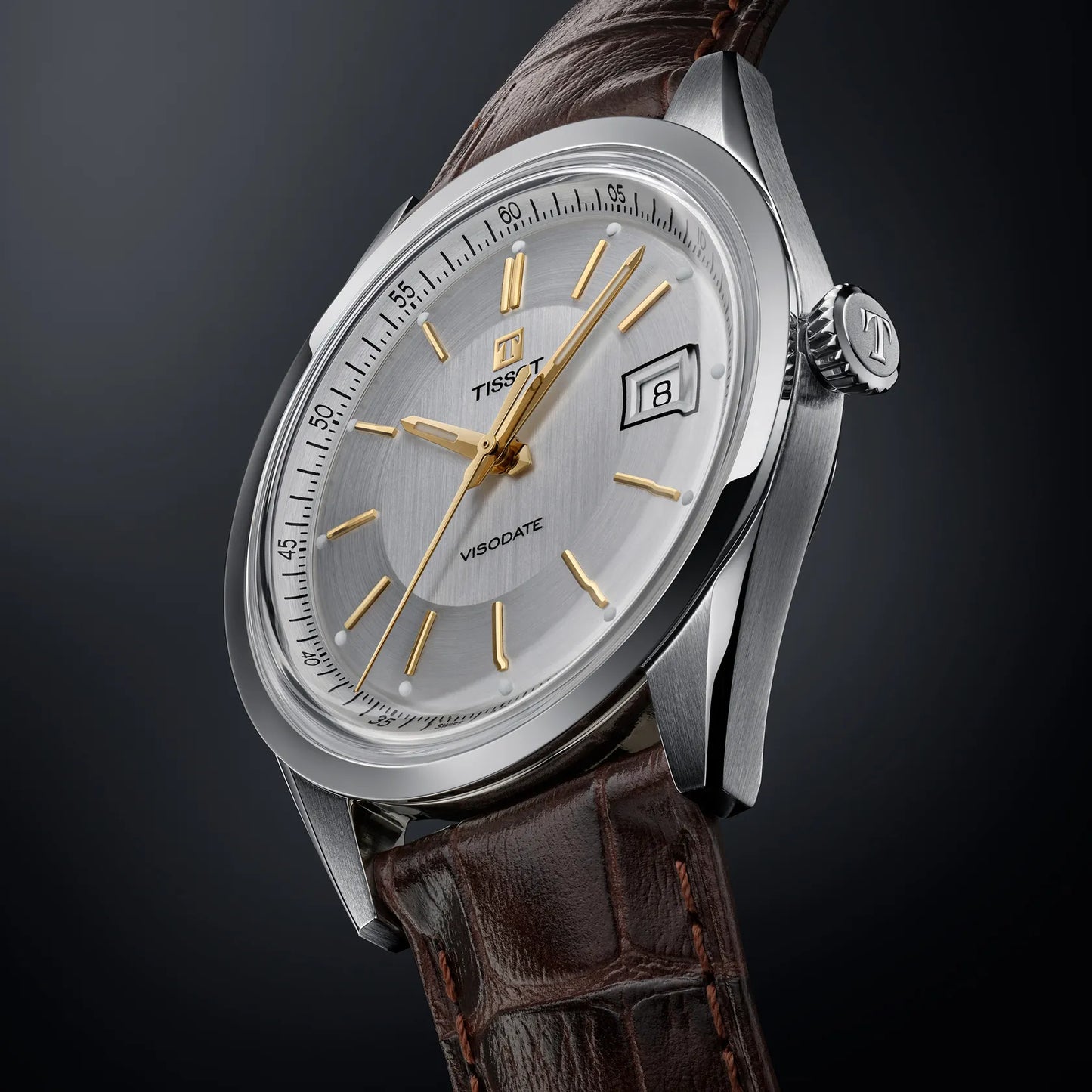 Tissot Visodate Powermatic 80 White Dial Men's Watch - T157.407.16.031.00