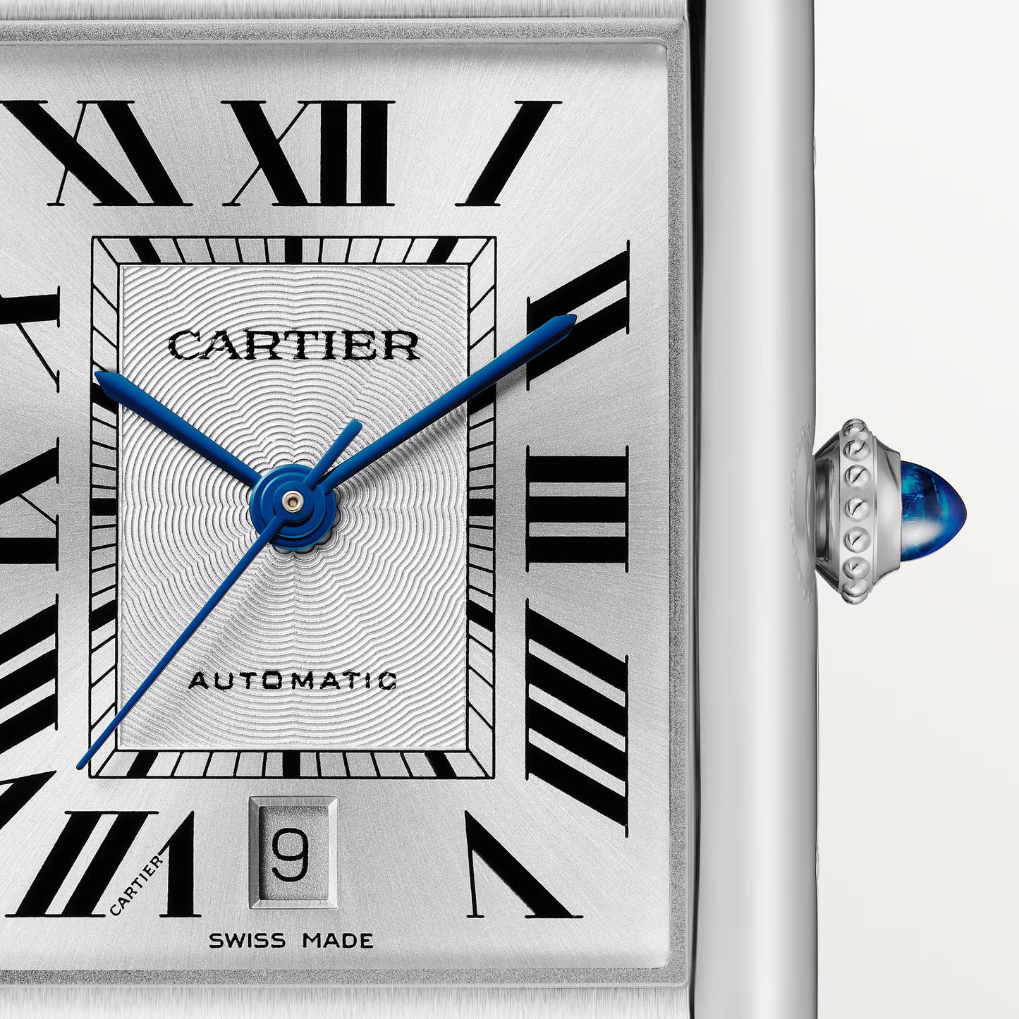 Cartier Tank Must Extra-large Automatic Silver Dial Men's Watch - WSTA0053