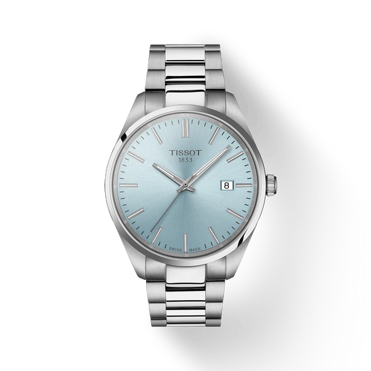 Tissot PR100 Ice Blue Dial Men's Watch - T150.410.11.351.00