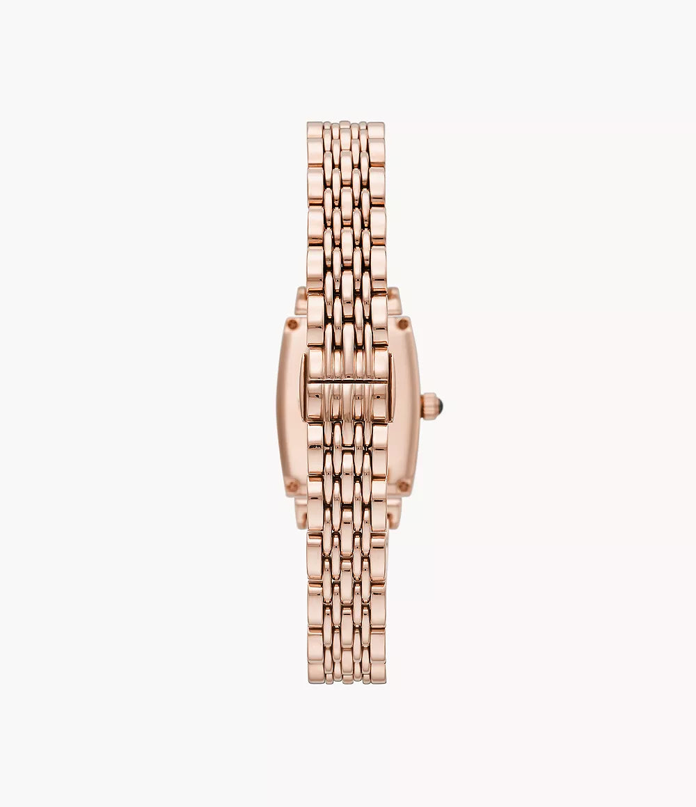 Emporio Armani Tow Hand Rose Gold Ladies Watch- AR11407