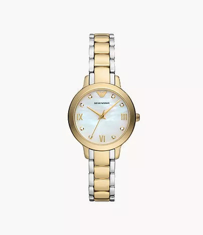 Emporio Armani White Dial Ladies Watch - AR11513