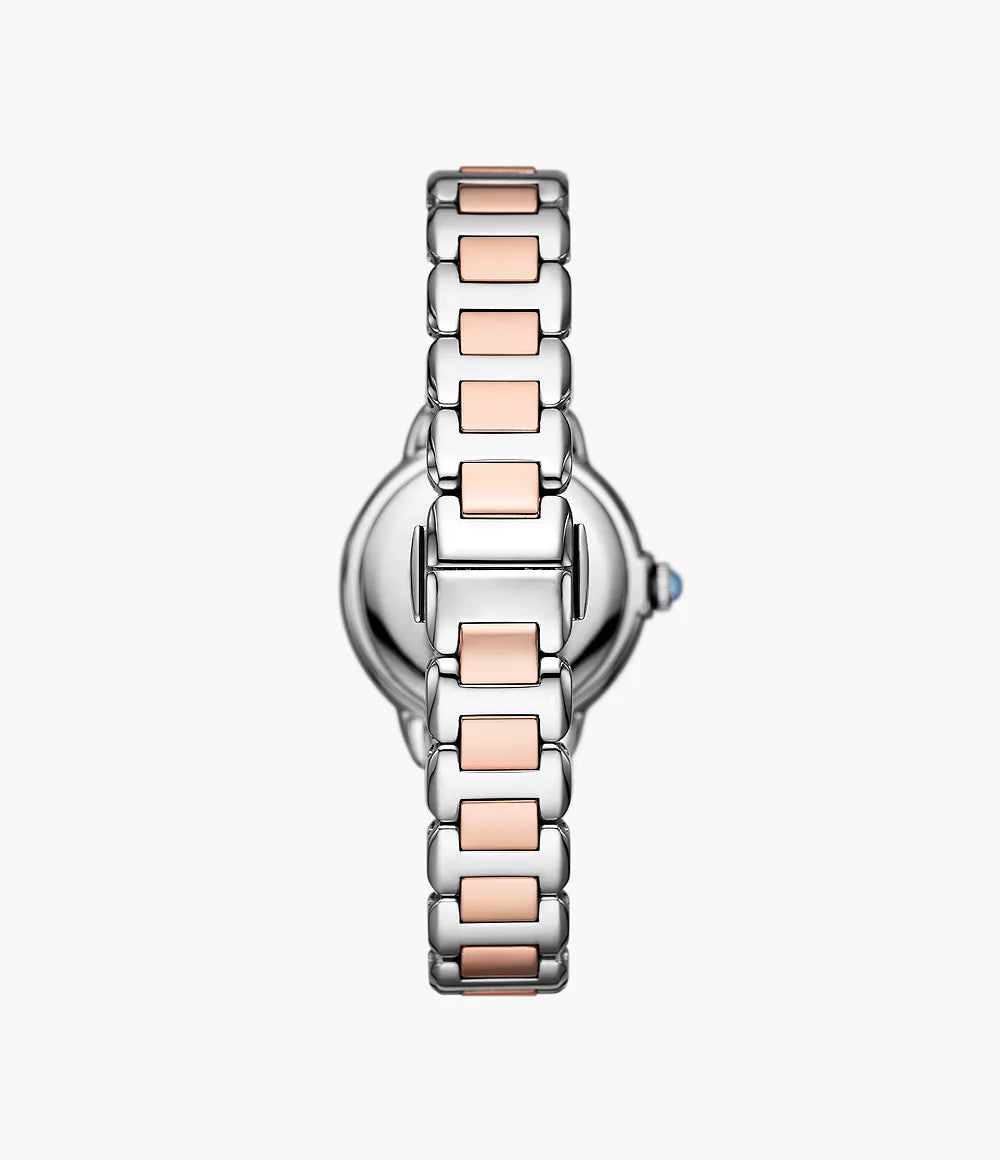 Emporio Armani Three-Hand Dual-Tone Stainless Steel Ladies Watch- AR11597