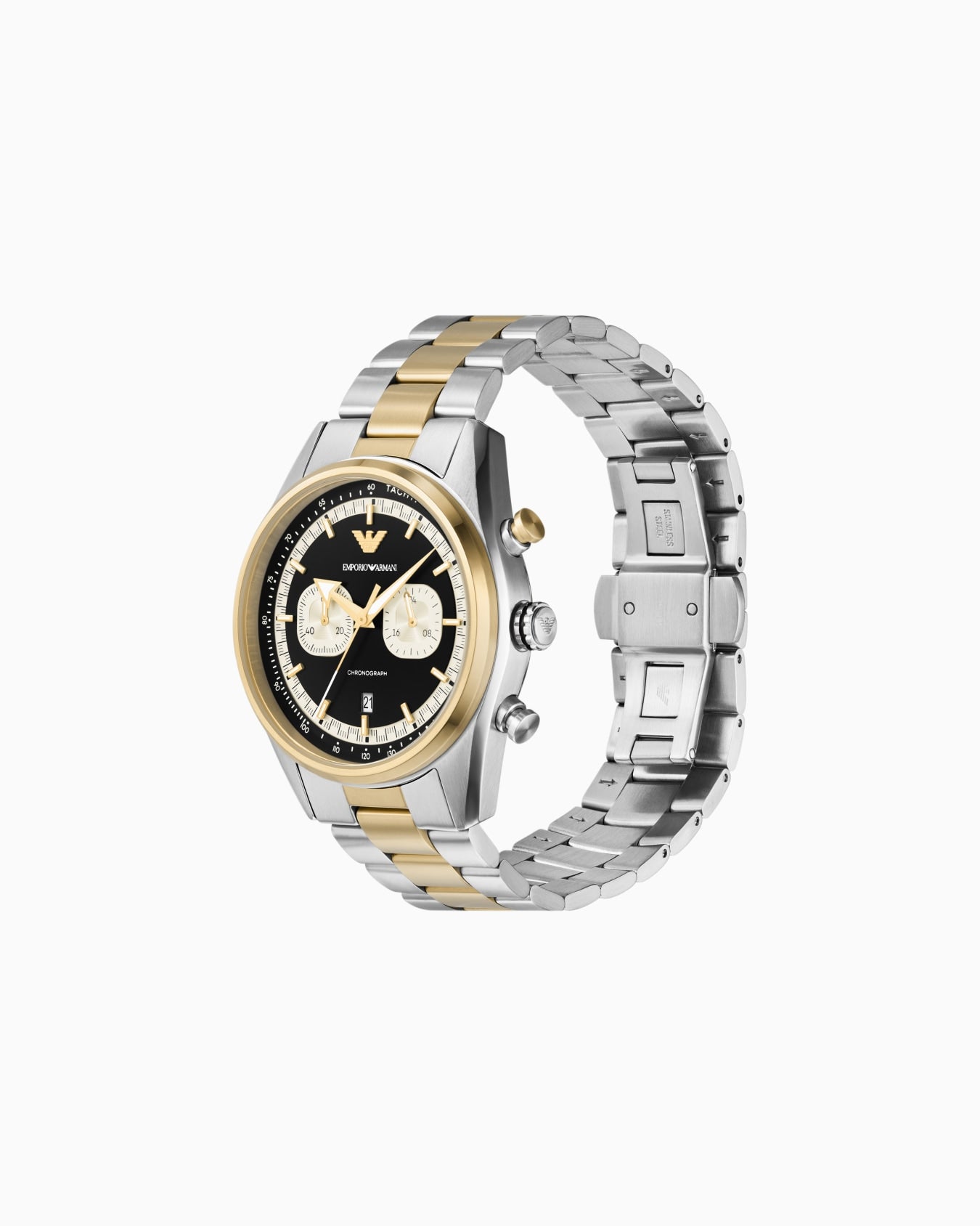 Emporio Armani Racer Black Dial 42mm Men's Watch - AR11678