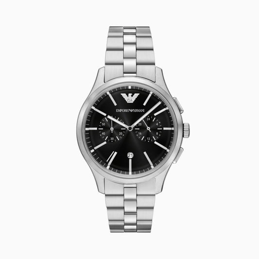 Emporio Armani Ruggero Black Dial Men's Watch - AR11691