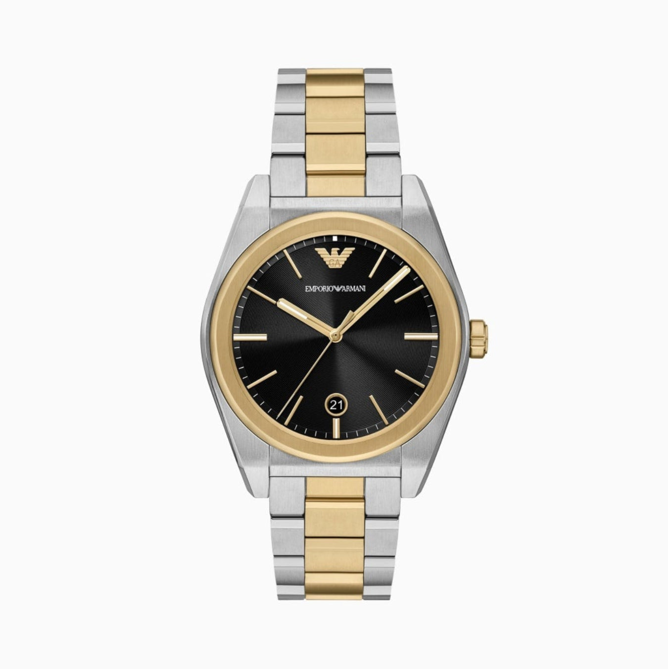 Emporio Armani Black Dial Quartz Three-Hand Movement Men's Watch - AR11715