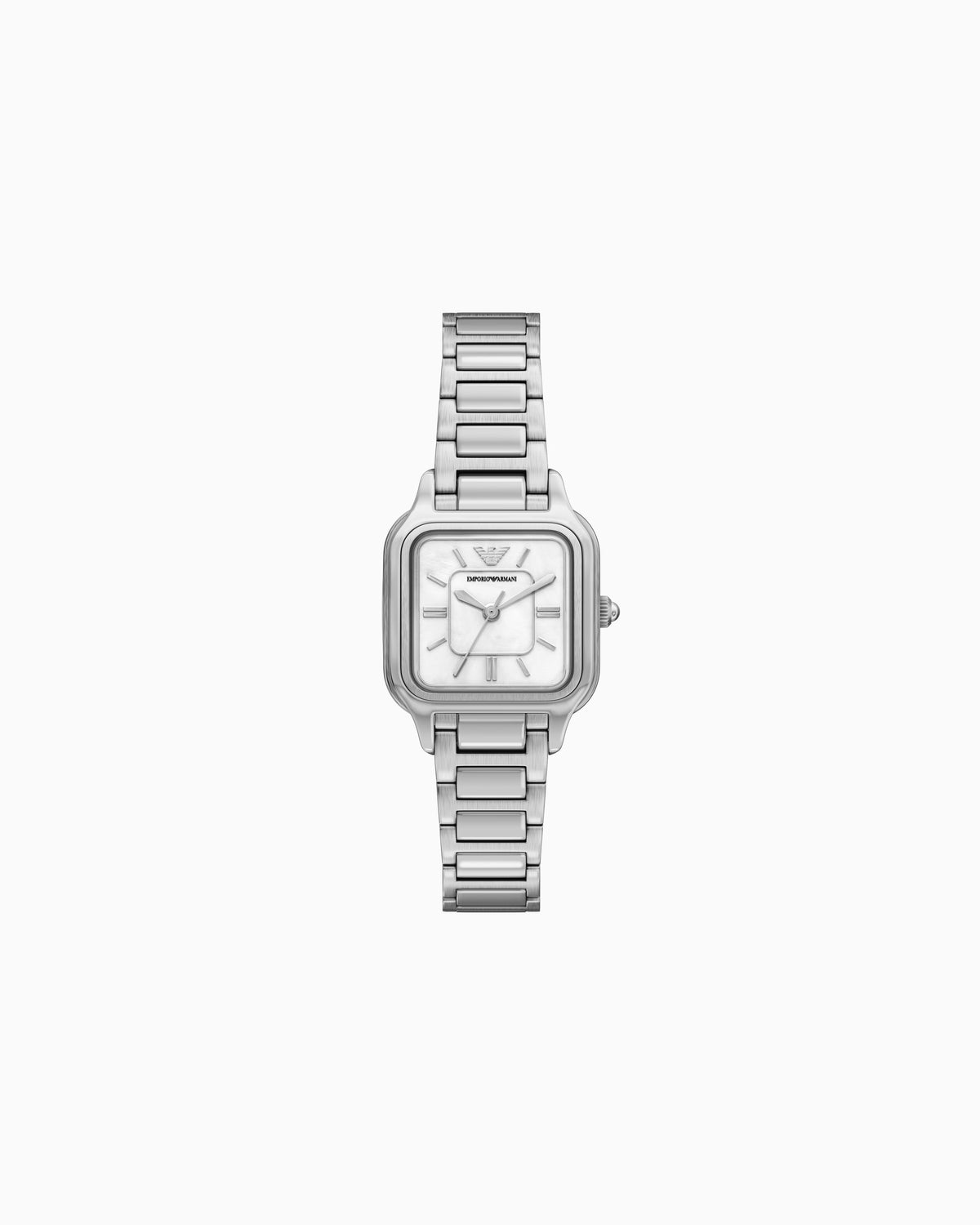 Emporio Armani Glossy Mother-Of-Pearl Dial With Stainless Steel Bracelet Ladies Watch - AR11742
