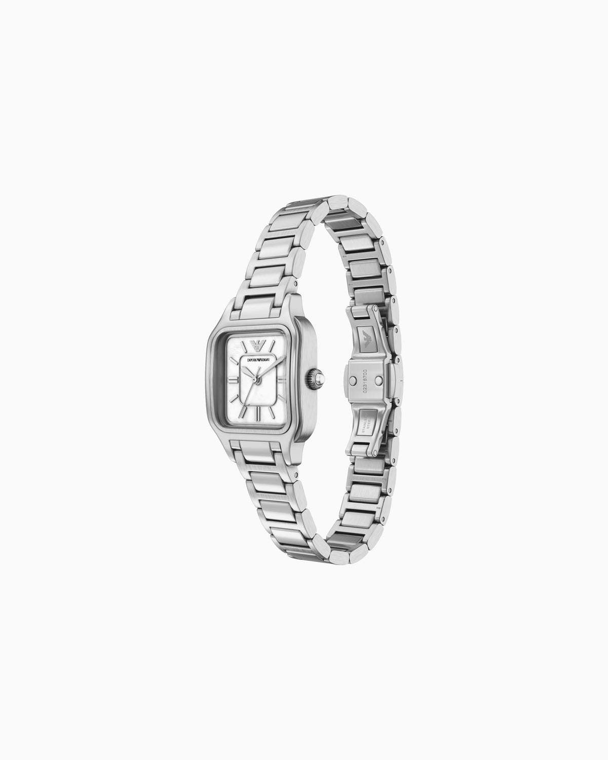 Emporio Armani Glossy Mother-Of-Pearl Dial With Stainless Steel Bracelet Ladies Watch - AR11742