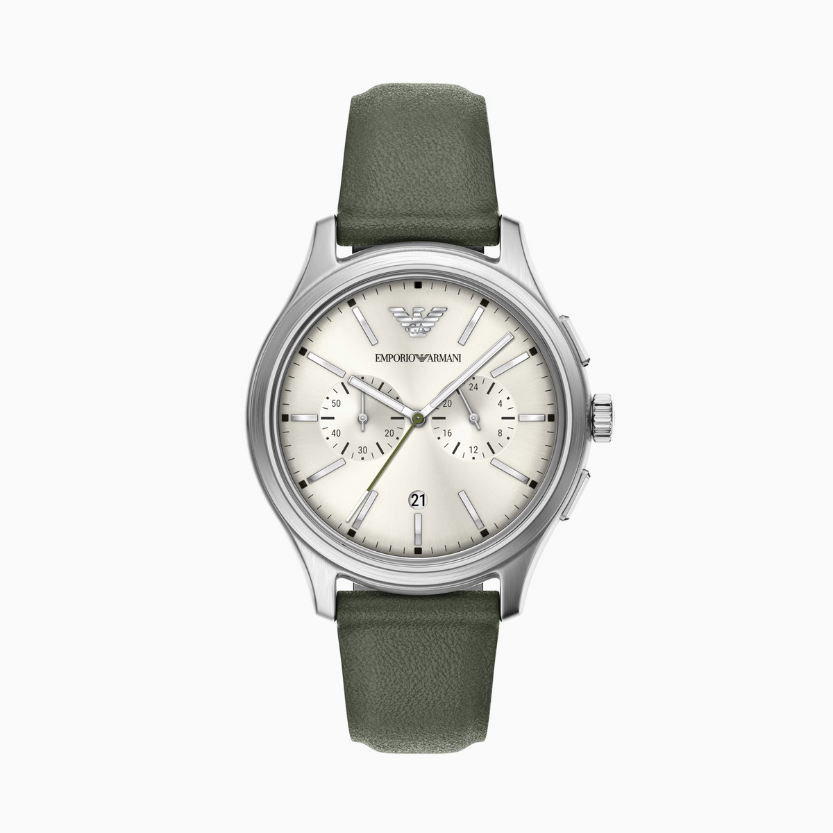 Emporio Armani Ivory Sunray Dial Quartz Chronograph Men's Watch - AR11801