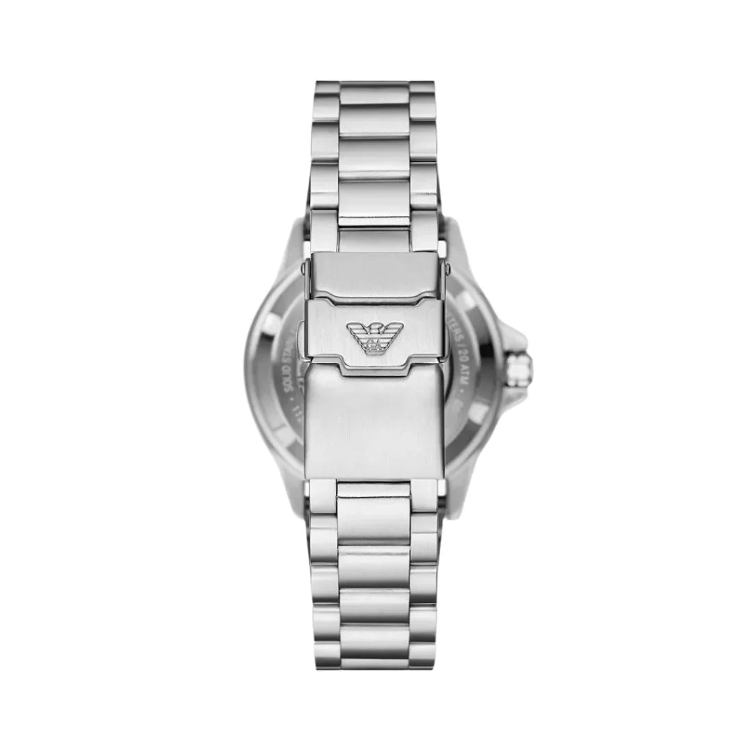 Emporio Armani Diver Automatic Green Dial Men's Watch - AR60080