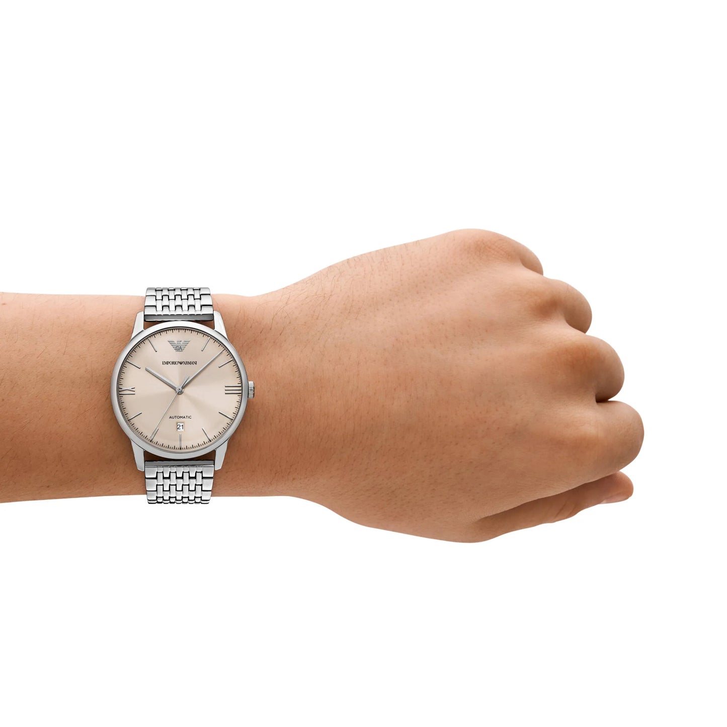 Emporio Armani Minimalist White Dial Automatic Men'Watch - AR60082