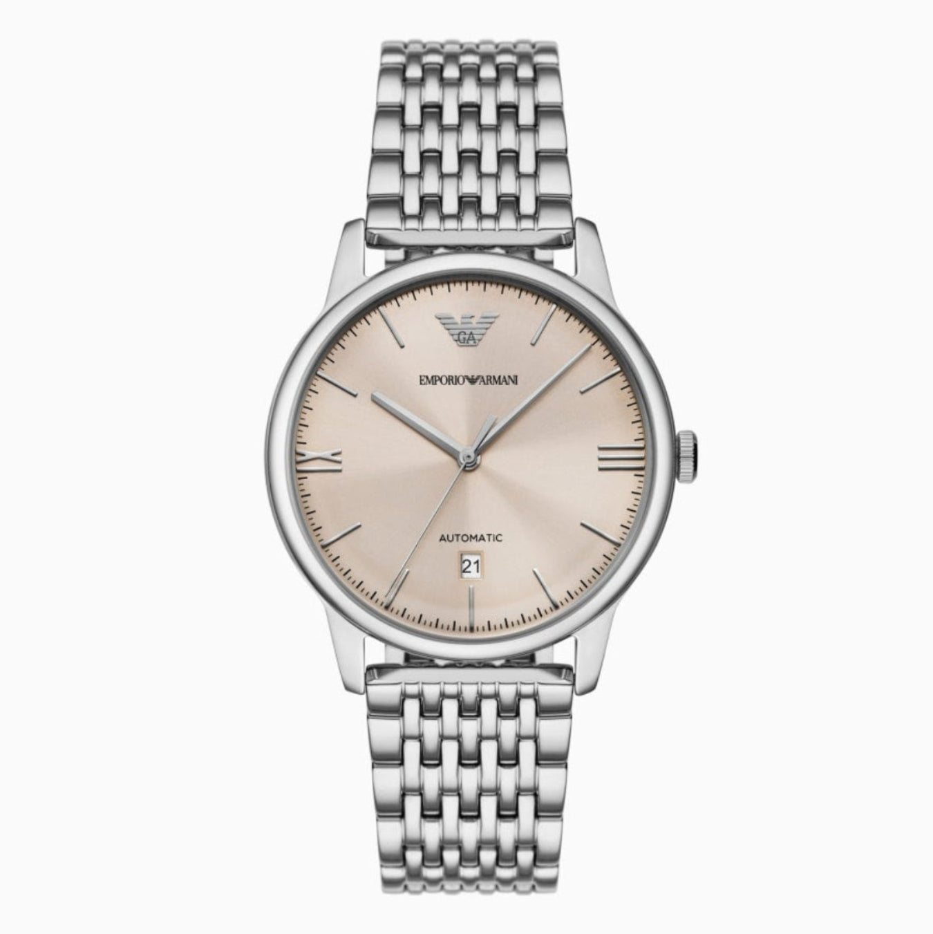 Emporio Armani Minimalist White Dial Automatic Men'Watch - AR60082
