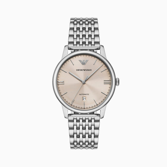 Emporio Armani Minimalist White Dial Automatic Men'Watch - AR60082