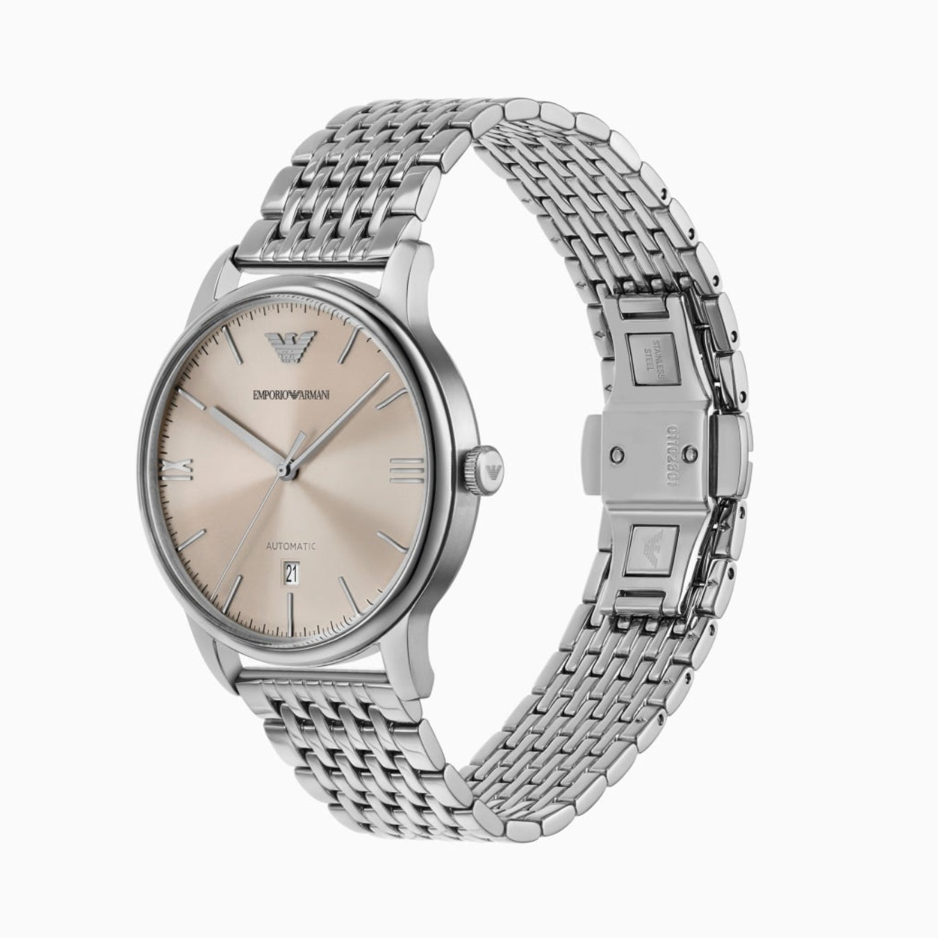 Emporio Armani Minimalist White Dial Automatic Men'Watch - AR60082