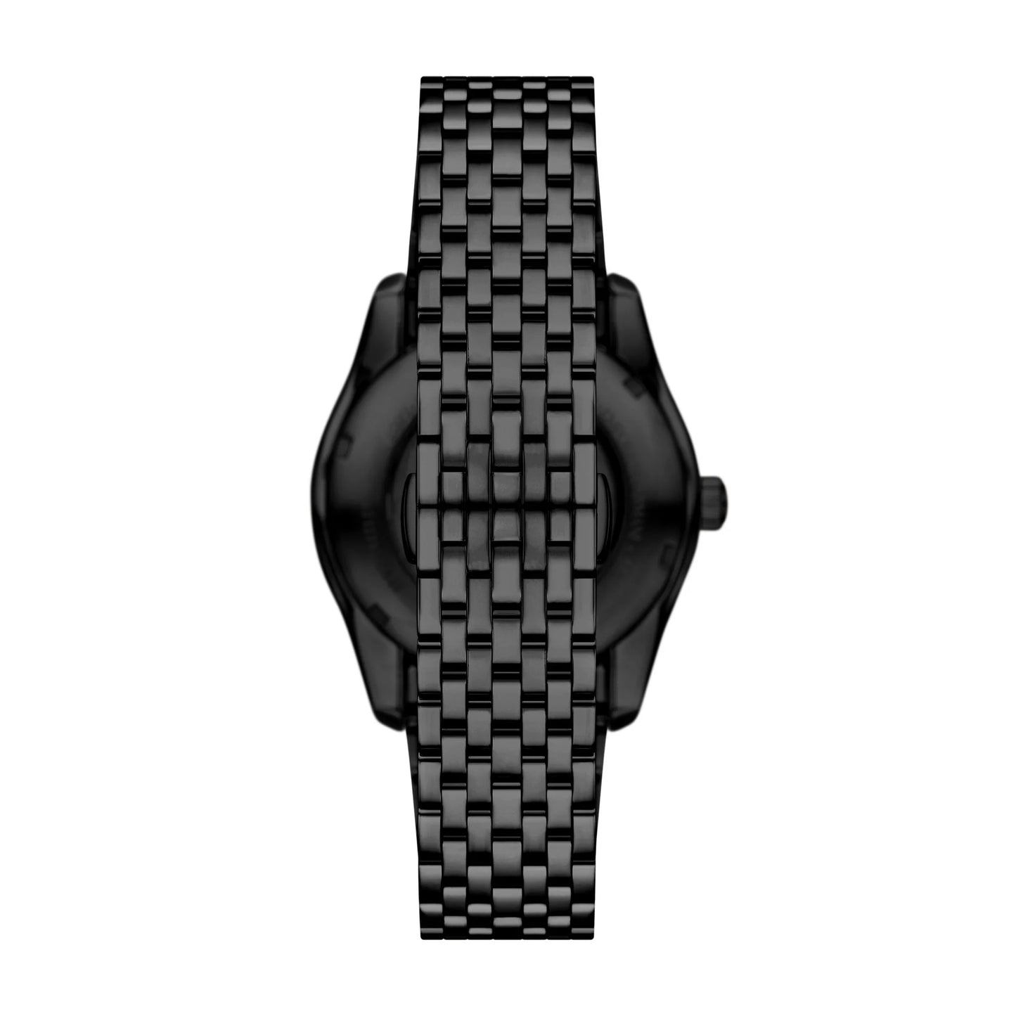 Emporio Armani Skeleton Automatic Black Dial Men's Watch - AR60093