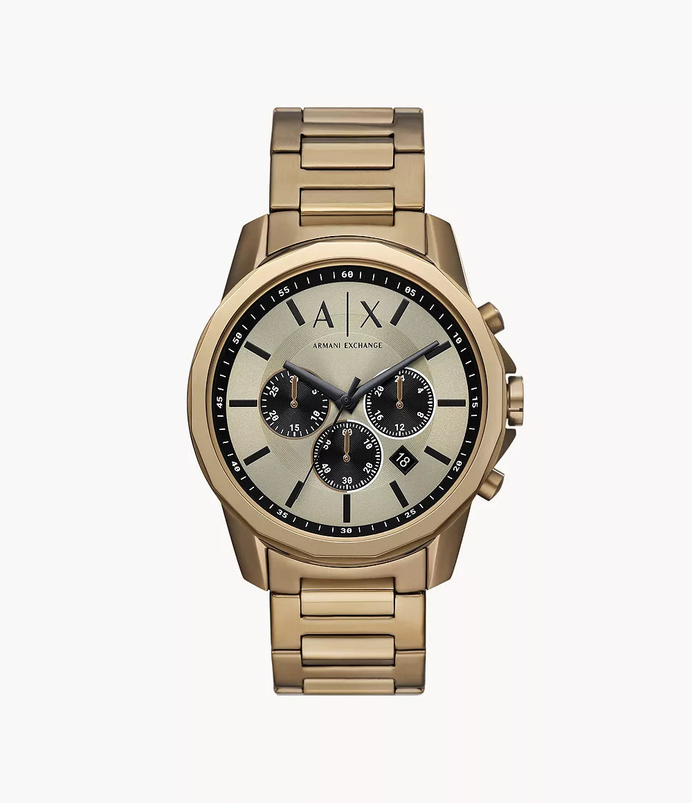 Armani Exchange Bronze Gold Men's Chronograph Watch- AX1739