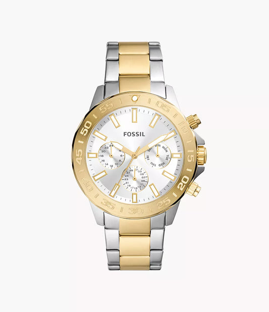 Fossil Bannon Multifunction Two-Tone Stainless Steel Watch - BQ2707