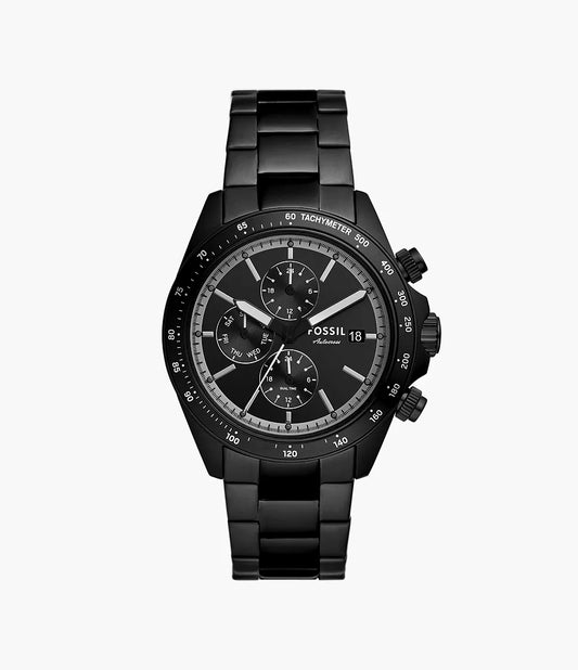 Autocross Multifunction Black Stainless Steel Men's Watch - BQ2875