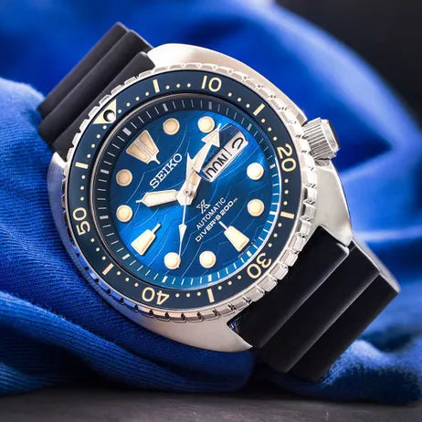 Seiko Prospex Turtle Diver Blue Dial Men's Watch - SRPE07K1