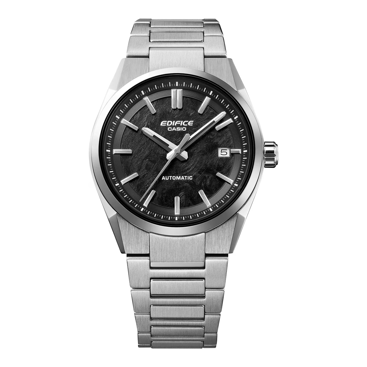Casio Edifice Black Dial 38mm Automatic Men's Watch - EFK-110D-1A
