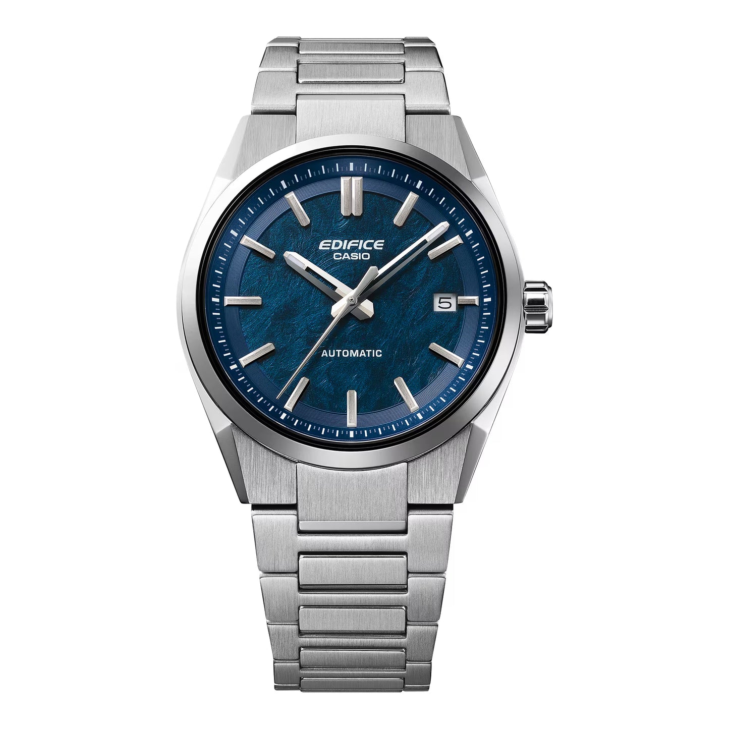 Casio Edifice Blue Dial 38mm Automatic Men's Watch - EFK-110D-2A