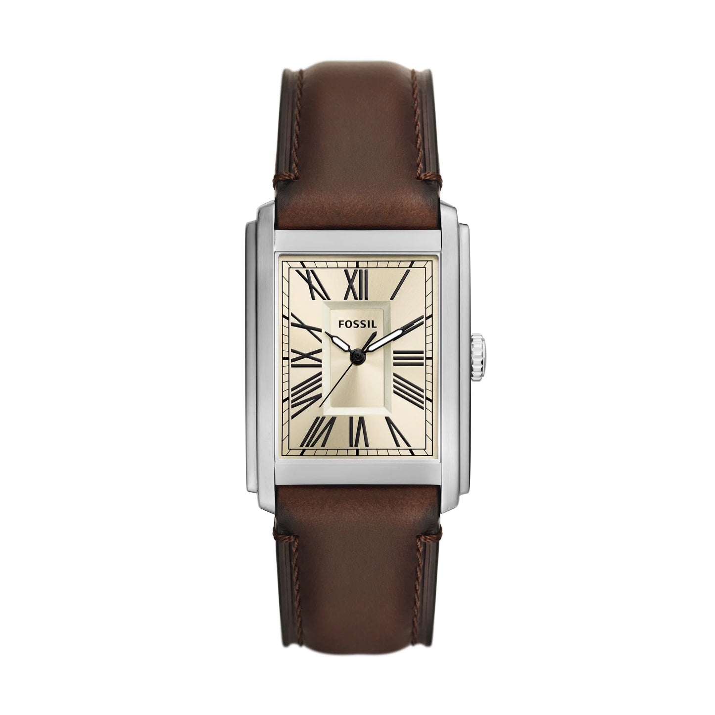Fossil Carraway 30mm Leather Strap Men's Watch - FS6012