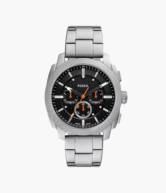 Fossil Machine Black Dial 44mm Chronograph Men's Watch - FS6095