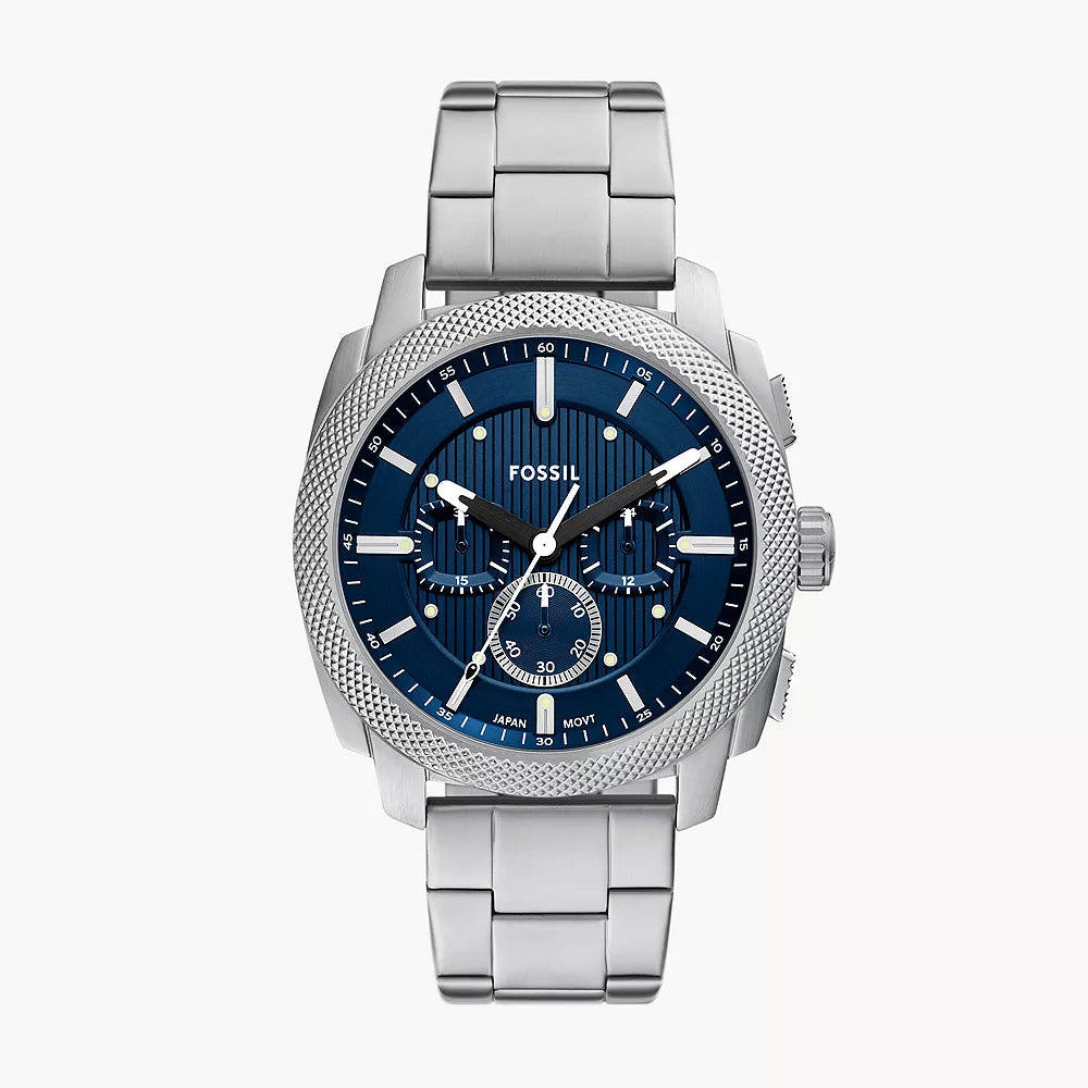 Fossil Machine Blue Dial Men's Watch - FS6096