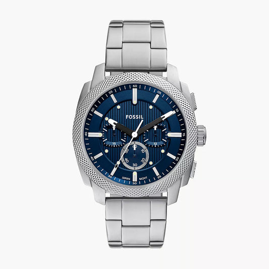 Fossil Machine Blue Dial Men's Watch - FS6096