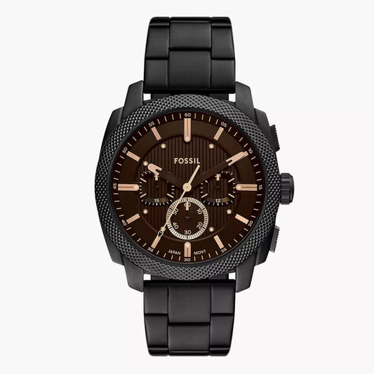 Fossil Machine Brown Dial 44mm Men's Watch - FS6097
