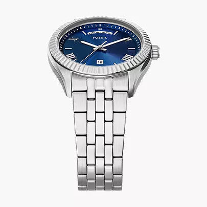Fossil Campbell Blue Dial 42 mm Men's Watch - FS6140