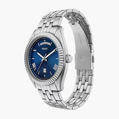 Fossil Campbell Blue Dial 42 mm Men's Watch - FS6140