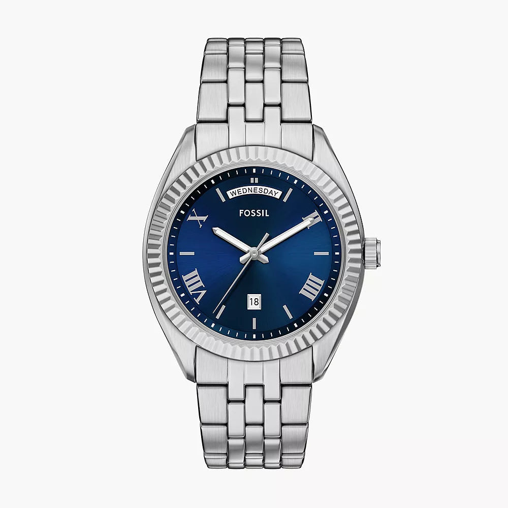 Fossil Campbell Blue Dial 42 mm Men's Watch - FS6140