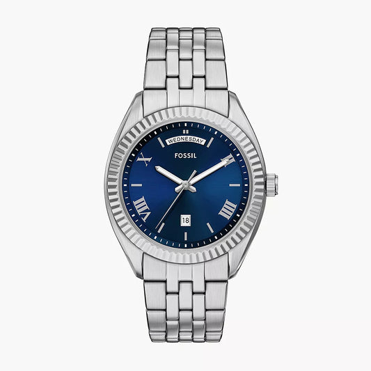 Fossil Campbell Blue Dial 42 mm Men's Watch - FS6140