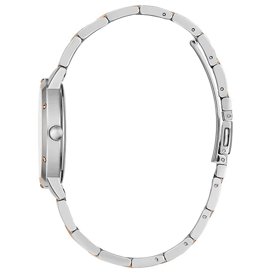 Guess Dawn White Dial Two Tone Ladies Watch - GW0404L3